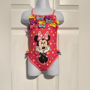 Minnie Mouse Swimsuit Polka Dots Multicolors